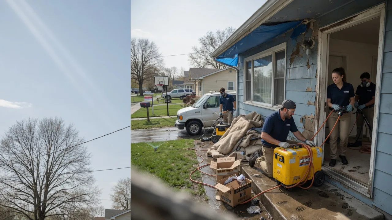 Basement Flood Cleanup in Palmyra, IN near me